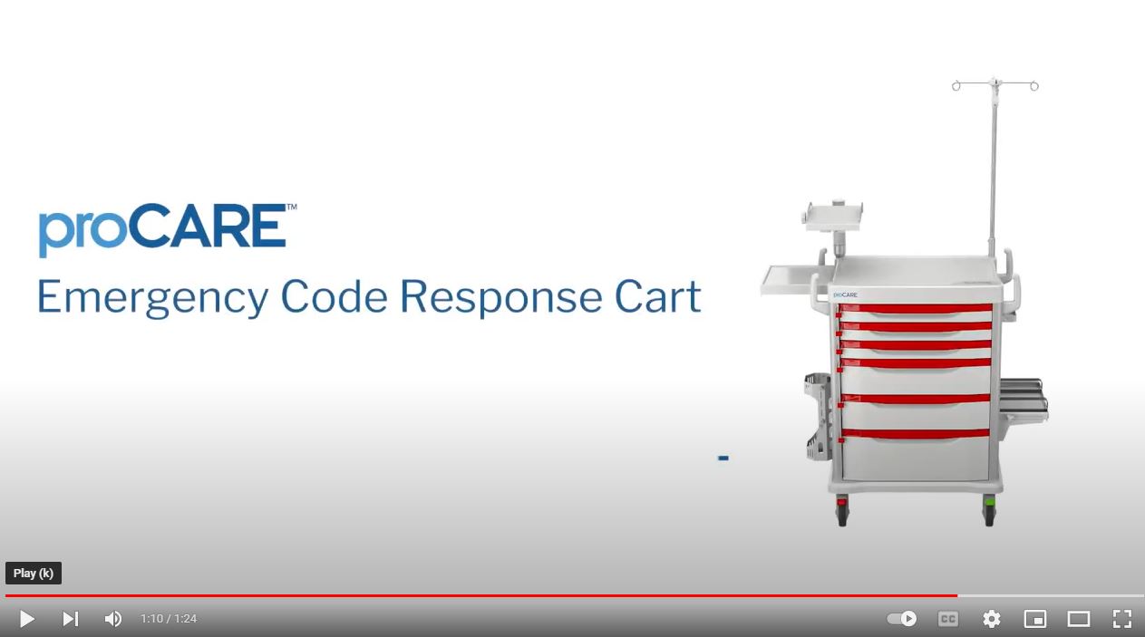 proCARE® Emergency Code Response Cart TouchPoint Medical